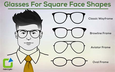 eye glasses for square face|square face shape glasses male.